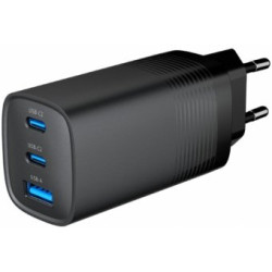 Gembird 3-port 65W GaN USB PD Travel Charger