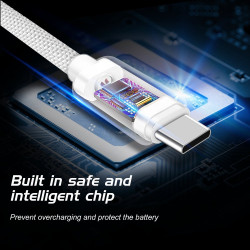 Swissten Textile Fast Charge 3A USB-C / USB-C Data and Charging Cable 1.2m