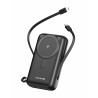 Swissten Power Bank 20000 mAh 20W with Built-In Cables USB-C And Lightning (MagSafe compatible)