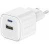 Swissten Travel Charger 12W USB-C / USB-A