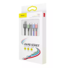 Baseus CA1T4-B01 Fast 4in1 Cable (Lightning, 2x USB-C, microUSB) 1.2m / blakc