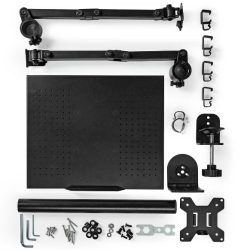 Nedis MMSISNB110BK Monitor and Laptop Mount 1 screen 15''–32''