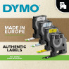 DYMO D1 Standard - Black on Red - 12mm etikečių juostelė Juoda ant raudonos