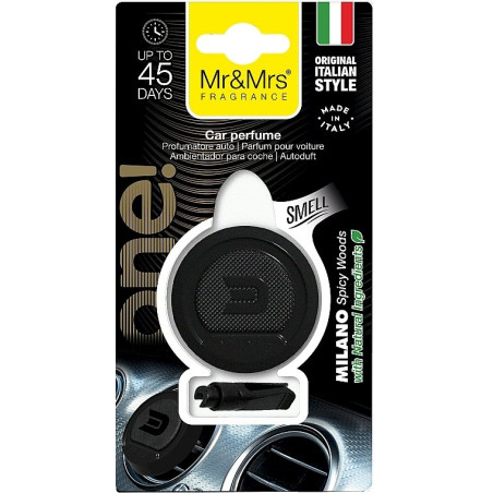 Mr&Mrs Fragrance One! Car Perfume Milano Spicy Woods