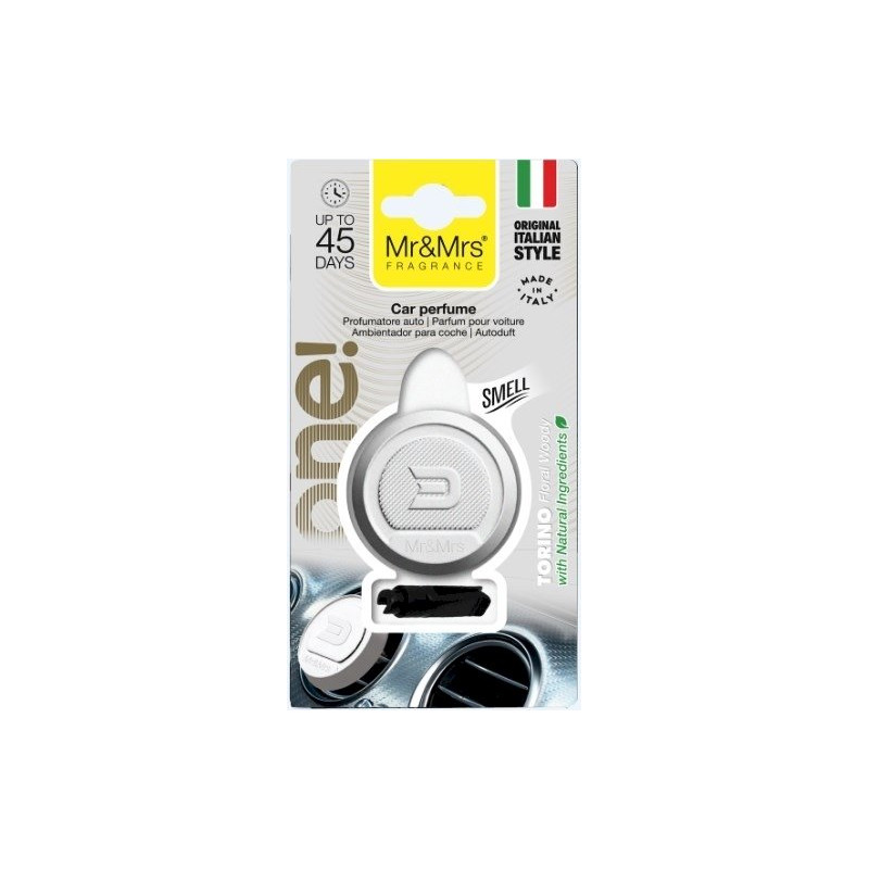 Mr&Mrs Fragrance One! Car Perfume Torino Floral Woody