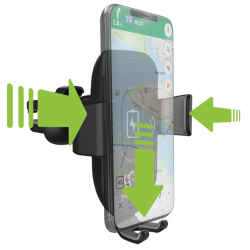 Rebeltec C25 Smartphone holder with Wireless Charger 15W