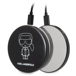 Karl Lagerfeld KLBPPBOA2K Cover Case for Apple AirPods + Charging