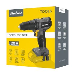 Rebel RB-1004 Cordless screwdriver 20V / 45Nm (without aku, without charger)