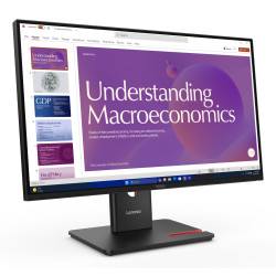 Lenovo ThinkVision T24D-40 kompiuterio monitorius 60,5 cm (23.8") 1920 x 1080 pikseliai „Full HD“ LCD Juoda