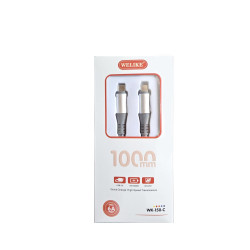 WELIKE WK-150-C USB-C charging cable 120W PD / 1m / silver