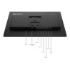 Lenovo ThinkVision T24D-40 computer monitor 60.5 cm (23.8") 1920 x 1080 pixels Full HD LCD Black