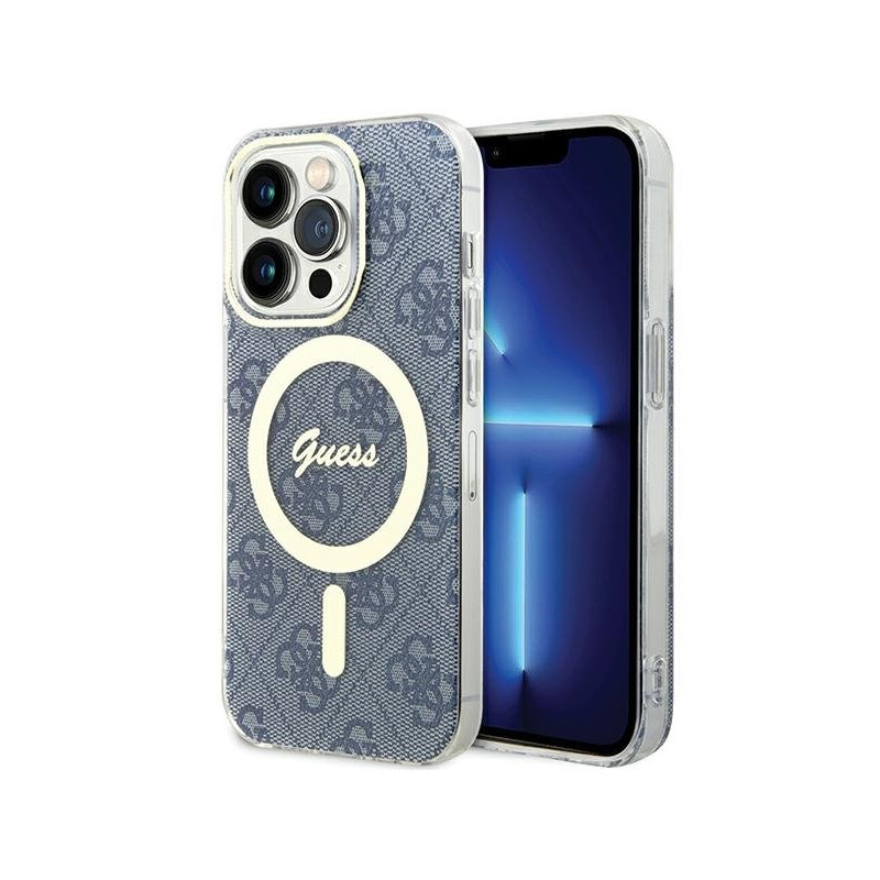 Guess GUHMP15LH4STB Rear Cover for Apple iPhone 15 Pro