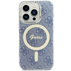 Guess GUHMP15LH4STB Rear Cover for Apple iPhone 15 Pro