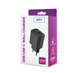 Setty USB / USB-C Charger 20W
