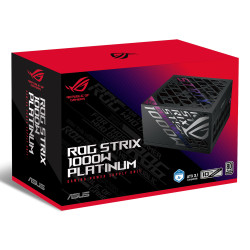 ASUS ROG STRIX-1000P-GAMING maitinimo blokas 1000 W 20+4 pin ATX ATX Juoda, Sidabras