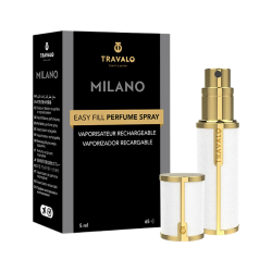 Travalo Milano REF U 5 ml White & Gold