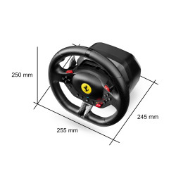 Thrustmaster T98-P Ferrari 296 GTB Black USB Steering wheel + Pedals Analogue / Digital PC, PlayStation 4, PlayStation 5