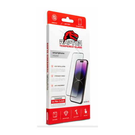 Swissten Raptor Diamond Ultra Clear Full Face Tempered Glass for Samsung Galaxy S23 Plus