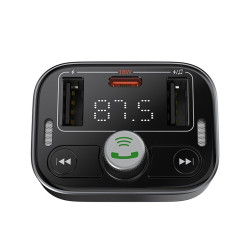 Baseus S-09 Car FM Transmitter Bluetooth 5.3 / 2x USB + USB-C