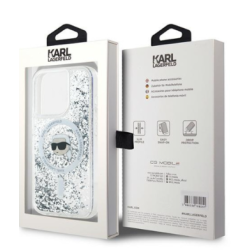 Karl Lagerfeld KLHMP15XLGKISGH Back Case for Apple iPhone 15 Pro Max