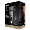 Braun Series 9 Pro+ 9667CC Skustuvas Apkarpymo mašinėlė Sidabras