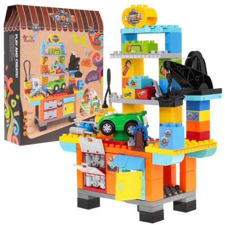RoGer Auto Workshop Constructor 92 parts
