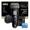 Braun Series 9 Pro+ 9660CC Skustuvas Apkarpymo mašinėlė Juoda, Sidabras
