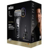 Braun Series 9 Pro+ 9660CC Skustuvas Apkarpymo mašinėlė Juoda, Sidabras