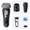 Braun Series 9 Pro+ 9660CC Skustuvas Apkarpymo mašinėlė Juoda, Sidabras