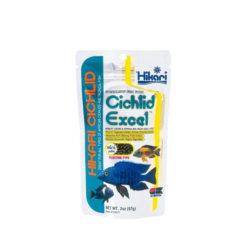 Hikari Cichlid Excel Mini maistas žuvims 57 g