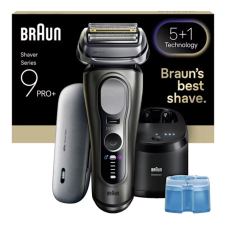 Braun Series 9 Pro+ 9675cc Foil shaver Trimmer Grey, Silver