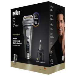 Braun Series 9 Pro+ 9675cc Foil shaver Trimmer Grey, Silver