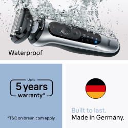 Braun Series 6 62-B1200S Skustuvas Apkarpymo mašinėlė Mėlyna