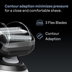 Braun Series 6 62-B1200S Foil shaver Trimmer Blue