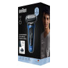 Braun Series 6 62-B1200S Skustuvas Apkarpymo mašinėlė Mėlyna