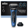 Braun Series 6 62-B1200S Foil shaver Trimmer Blue