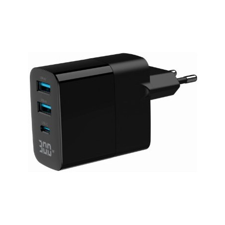 Gembird 3-port GaN Charger 30W