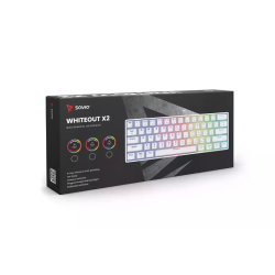 Savio WHITEOUT X2 RED Gaming Keyboard