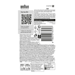 Braun Series 3 735797 skustuvo priedas Skutimo galvutė