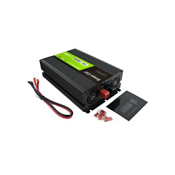 Green Cell PowerInverter Strāvas pārveidotājs LCD / 12V / 2000 / 4000W / Pure Sine Wave