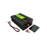 Green Cell PowerInverter Strāvas pārveidotājs LCD / 12V / 2000 / 4000W / Pure Sine Wave