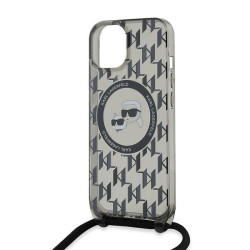 Karl Lagerfeld KLHMP15SHCKCKLCK Rear Cover for Apple iPhone 15 / 14 / 13