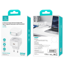 Usams CC202 Wall Charger 1x USB-C / PD+QC / 35W