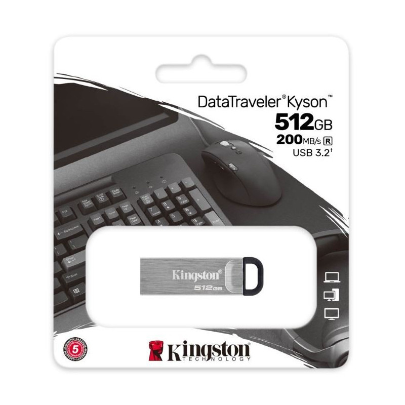 Kingston DataTraveler 512GB USB 3.1 Flash Drive