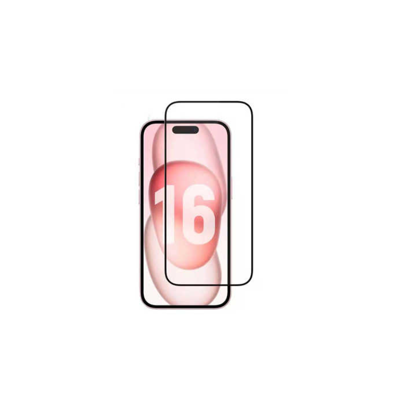 Mocco Full Face / Full Glue Tempered Glass Full Coveraged with Frame Apple iPhone 16 Plus