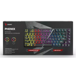 Savio SAVGK-PHENIX YELLOW Wireless Mechanical keyboard