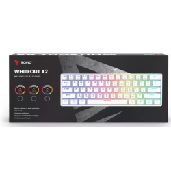 Savio WHITEOUT X2 BLUE Mechanical keyboard