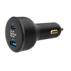 Gembird USB 2-port Car Charger 65W