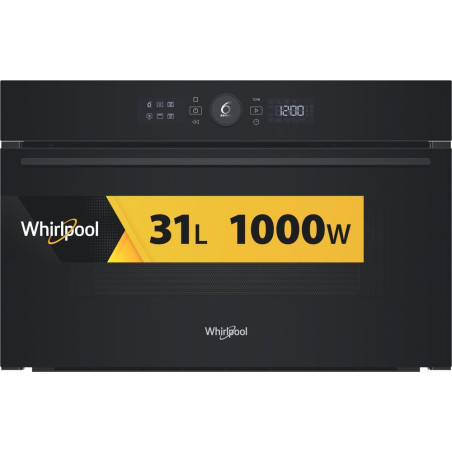 Whirlpool WMD54MB Juoda Kombinuota mikrobangų krosnelė Įmontuoti 31 L 1000 W