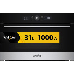 Whirlpool WMD54MX Black, Stainless steel Grill microwave Built-in 31 L 1000 W